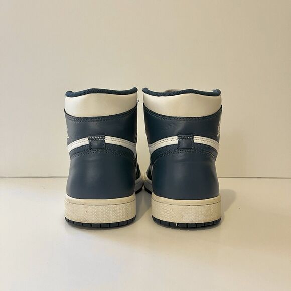 2016 Nike Air Jordan Retro 1 IOG Storm Blue White Rare AJI 555088-127 Sz 10 - Picture 5 of 8